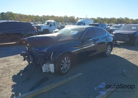 2014 Infiniti Q50 Premium из США, поврежденный, VIN JN1BV7AR9EM689409